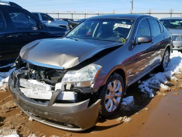 JNKAY01F17M450502 - 2007 INFINITI M35 BASE BROWN photo 2