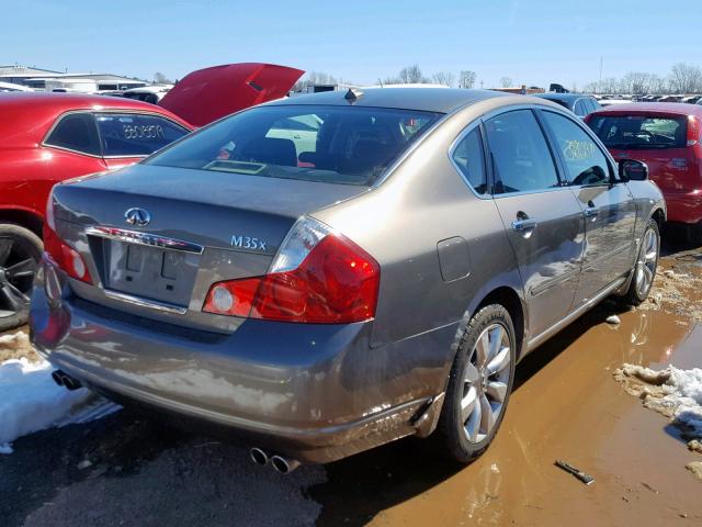 JNKAY01F17M450502 - 2007 INFINITI M35 BASE BROWN photo 4