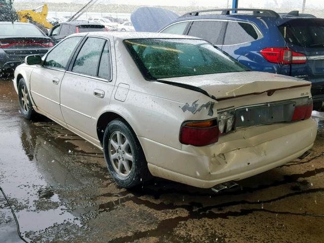 1G6KS54Y21U247162 - 2001 CADILLAC SEVILLE SL WHITE photo 3