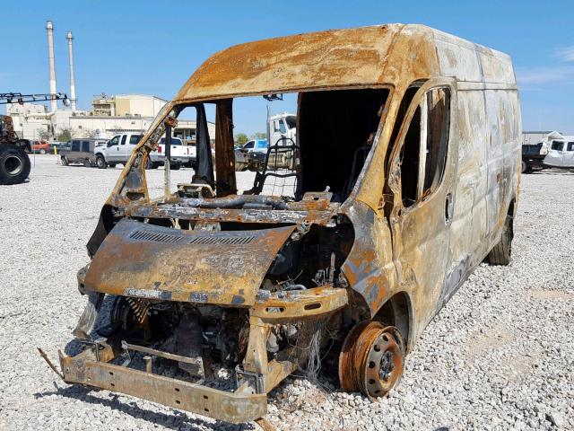 3C6TRVDG6HE551888 - 2017 RAM PROMASTER 烧焦的 照片 2