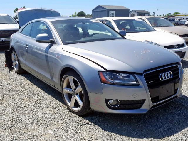 WAUDK78T89A039104 - 2009 AUDI A5 QUATTRO GRAY photo 1