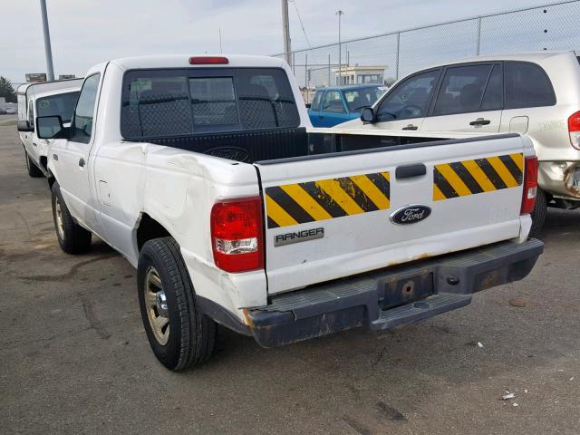 1FTYR10DX8PA70576 - 2008 FORD RANGER WHITE photo 3