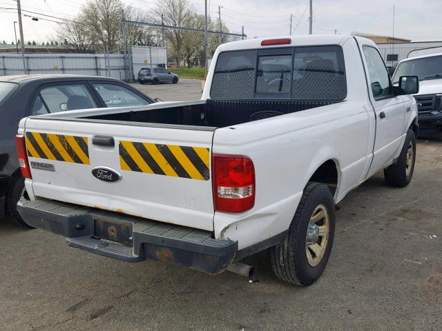 1FTYR10DX8PA70576 - 2008 FORD RANGER WHITE photo 4