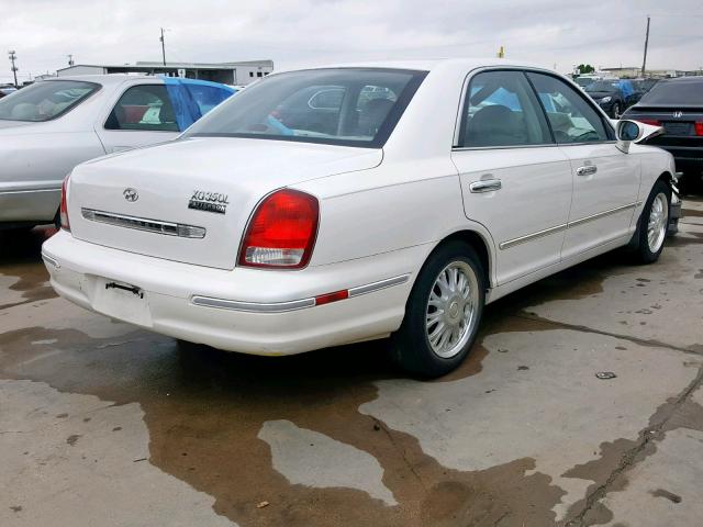 KMHFU45E73A258553 - 2003 HYUNDAI XG 350 WHITE photo 4