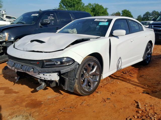 2C3CDXHGXKH583949 - 2019 DODGE CHARGER GT WHITE photo 2