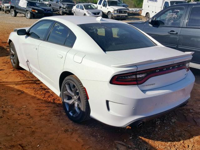 2C3CDXHGXKH583949 - 2019 DODGE CHARGER GT WHITE photo 3