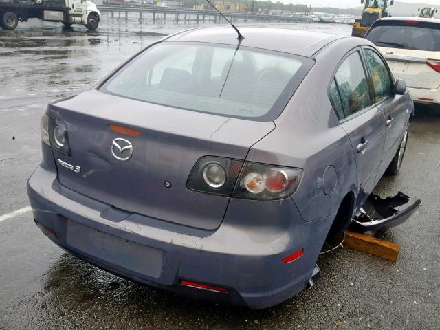 JM1BK32F381792706 - 2008 MAZDA 3 I BLUE photo 4