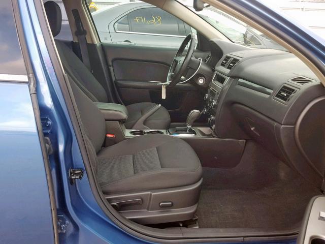 3FAHP0CG9AR175278 - 2010 FORD FUSION SEL BLUE photo 5