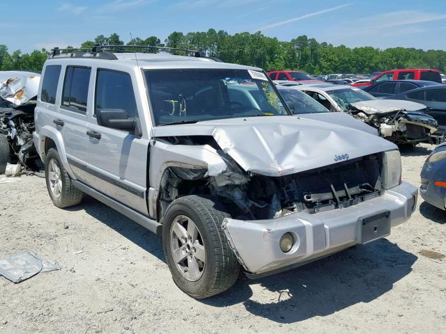 1J8HH48K66C253932 - 2006 JEEP COMMANDER GRAY photo 1