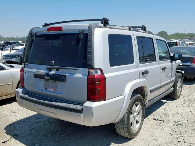 1J8HH48K66C253932 - 2006 JEEP COMMANDER GRAY photo 4