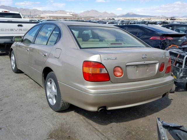 JT8BD68S9Y0094248 - 2000 LEXUS GS 300 GOLD photo 3