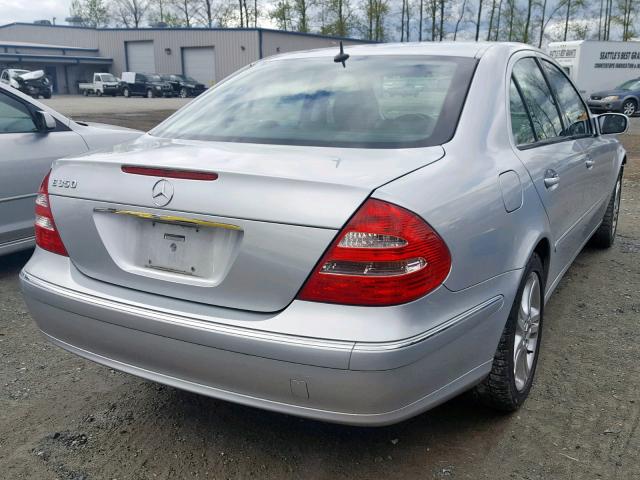 WDBUF56J36A895806 - 2006 MERCEDES-BENZ E 350 BLACK photo 4