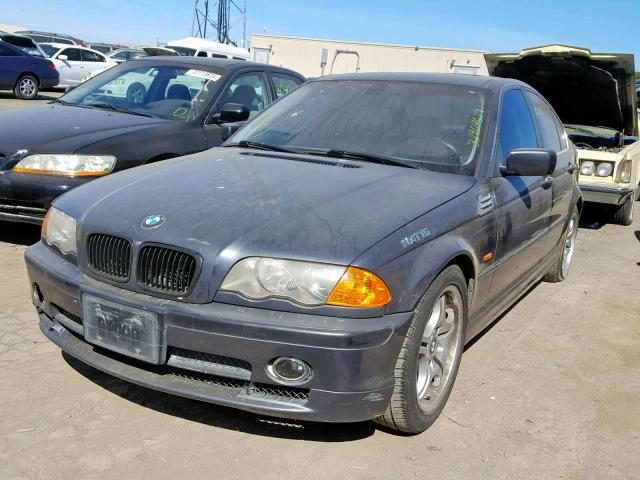 WBAAV53401FJ68525 - 2001 BMW 330 I GRAY photo 2