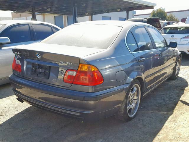 WBAAV53401FJ68525 - 2001 BMW 330 I GRAY photo 4