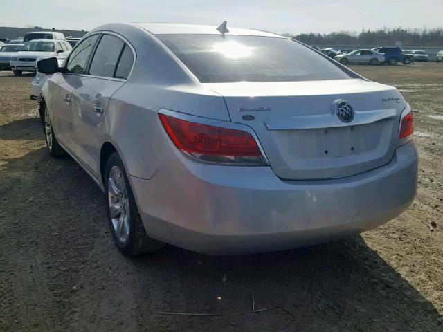 1G4GC5EG2AF178057 - 2010 BUICK LACROSSE C SILVER photo 3