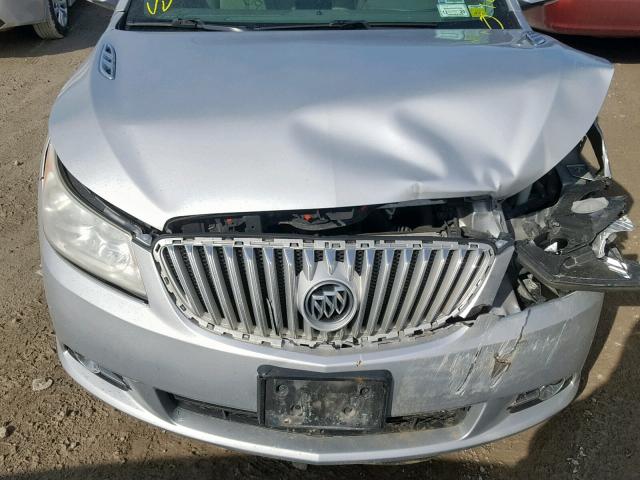 1G4GC5EG2AF178057 - 2010 BUICK LACROSSE C SILVER photo 7