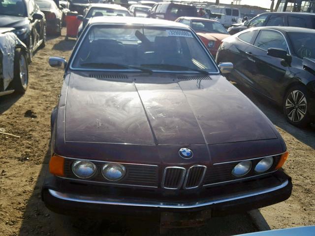 WBAEB8406D6995666 - 1983 BMW 633 CSI AU BURGUNDY photo 9