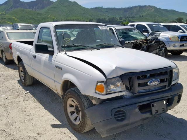 1FTYR10D79PA64669 - 2009 FORD RANGER WHITE photo 1