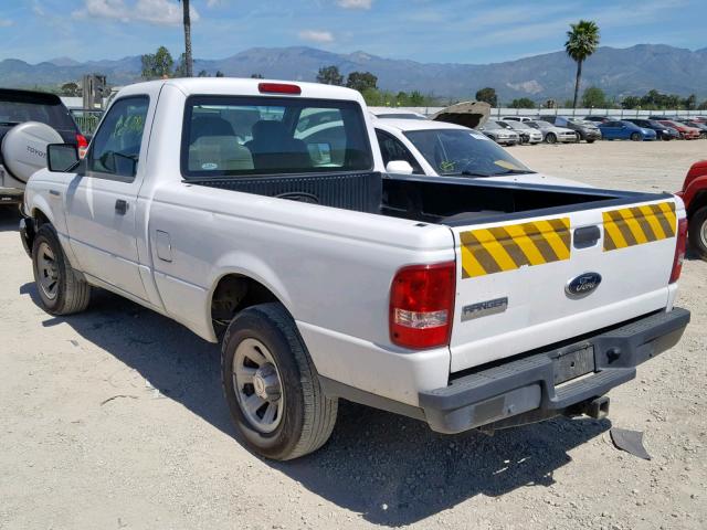 1FTYR10D79PA64669 - 2009 FORD RANGER WHITE photo 3