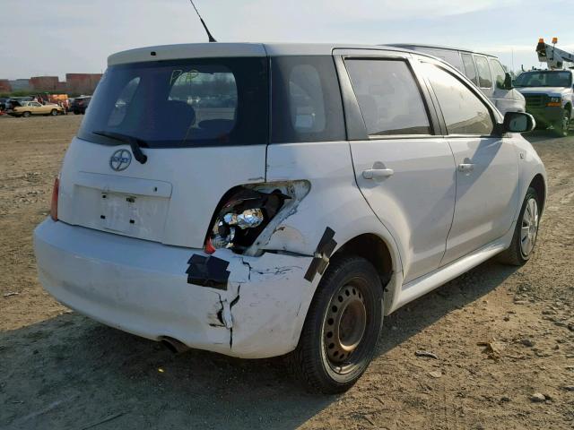 JTKKT624660143863 - 2006 SCION XA WHITE photo 4