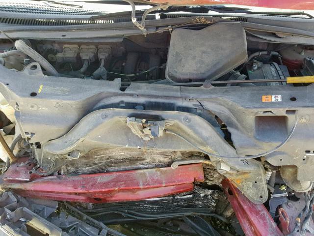 2FMDK36C07BA52893 - 2007 FORD EDGE SE RED photo 7