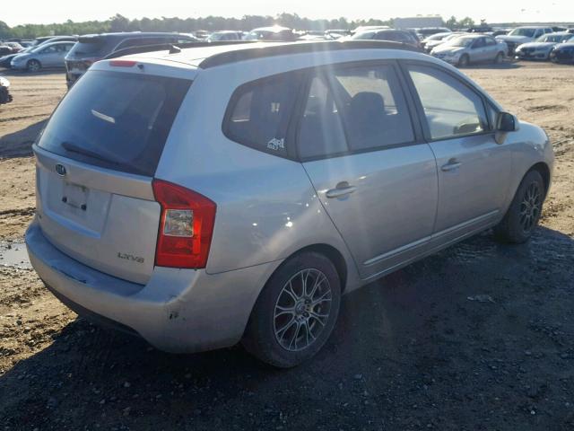 KNAFG526987167669 - 2008 KIA RONDO LX SILVER photo 4