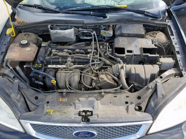 1FAHP34N17W340406 - 2007 FORD FOCUS ZX4 BLACK photo 7