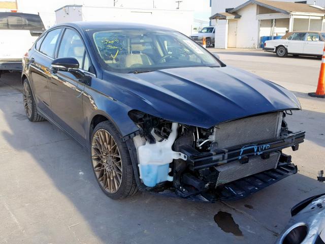 3FA6P0HD9ER227245 - 2014 FORD FUSION SE BLACK photo 1
