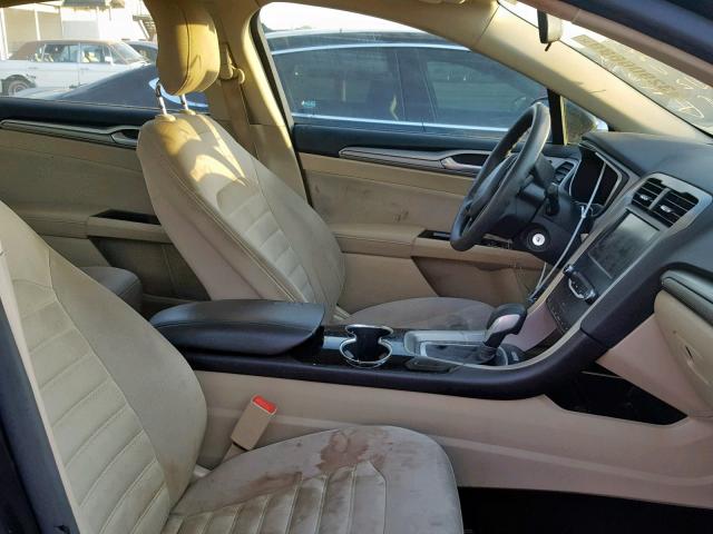 3FA6P0HD9ER227245 - 2014 FORD FUSION SE BLACK photo 5