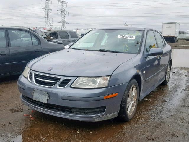 YS3FD49Y171109658 - 2007 SAAB 9-3 2.0T GRAY photo 2