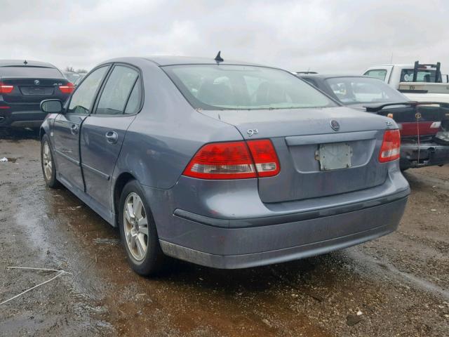 YS3FD49Y171109658 - 2007 SAAB 9-3 2.0T GRAY photo 3