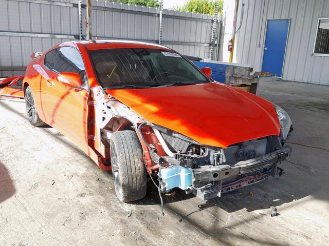 KMHHU6KH9AU030486 - 2010 HYUNDAI GENESIS CO RED photo 1