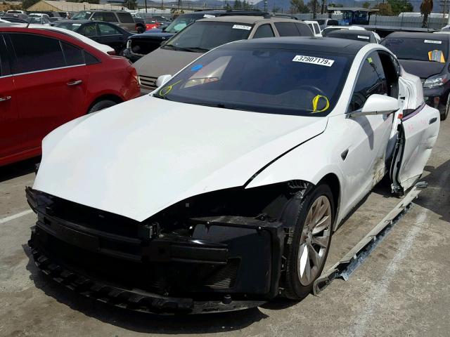 5YJSA1E15GF152459 - 2016 TESLA MODEL S Սպիտակ լուսանկար 2