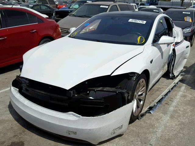 5YJSA1E15GF152459 - 2016 TESLA MODEL S Սպիտակ լուսանկար 9