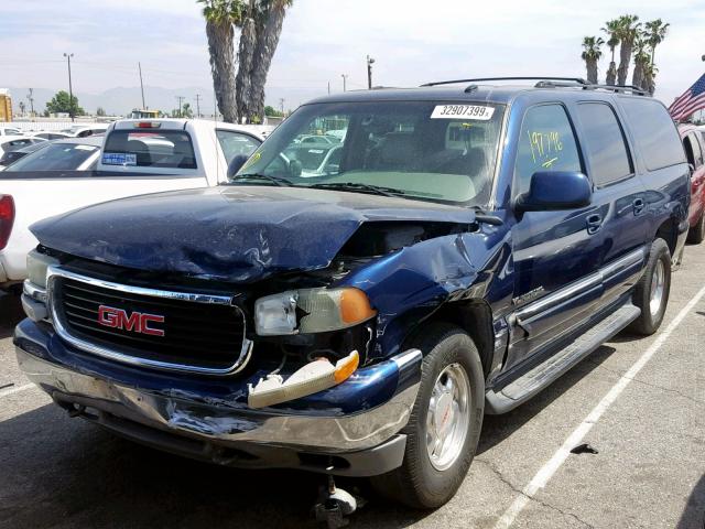 3GKEC16T92G337984 - 2002 GMC YUKON XL C BLUE photo 2