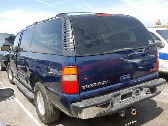 3GKEC16T92G337984 - 2002 GMC YUKON XL C BLUE photo 3