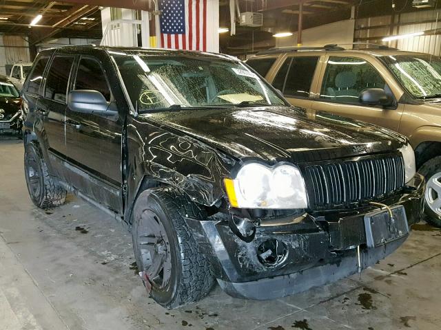 1J8HR48P27C594464 - 2007 JEEP GRAND CHER BLACK photo 1