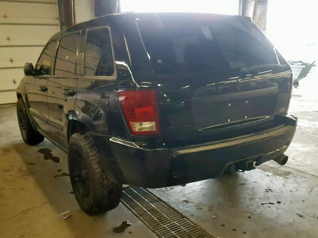 1J8HR48P27C594464 - 2007 JEEP GRAND CHER BLACK photo 3