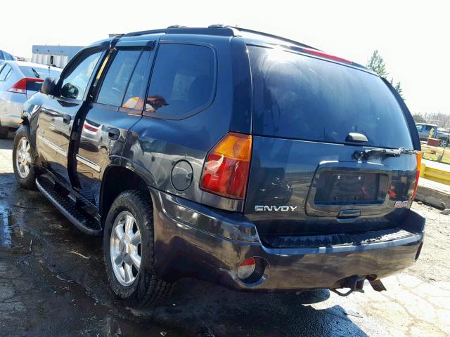 1GKDT13S762341988 - 2006 GMC ENVOY CHARCOAL photo 3