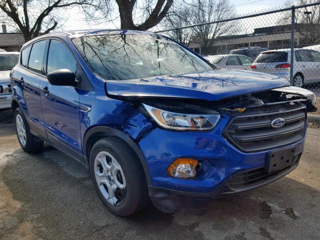 1FMCU0F7XHUA46831 - 2017 FORD ESCAPE S BLUE photo 1