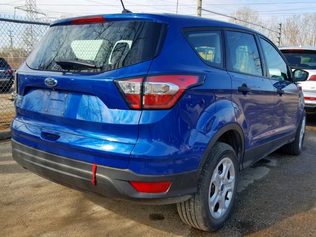 1FMCU0F7XHUA46831 - 2017 FORD ESCAPE S BLUE photo 4