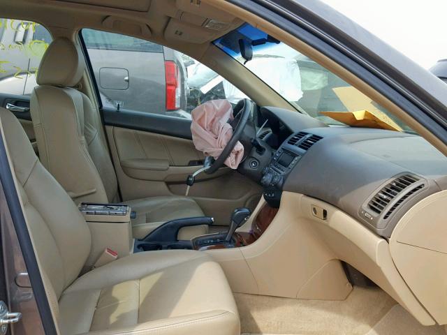 1HGCM56876A151773 - 2006 HONDA ACCORD EX BROWN photo 5