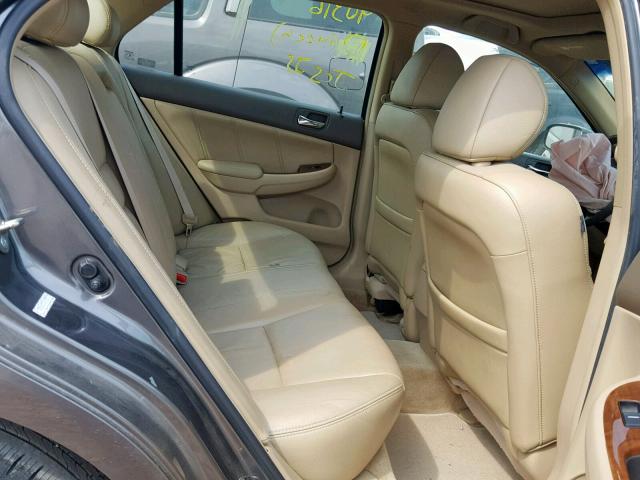 1HGCM56876A151773 - 2006 HONDA ACCORD EX BROWN photo 6