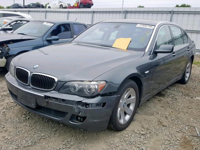 WBAHN83517DT74109 - 2007 BMW 750 BLACK photo 2