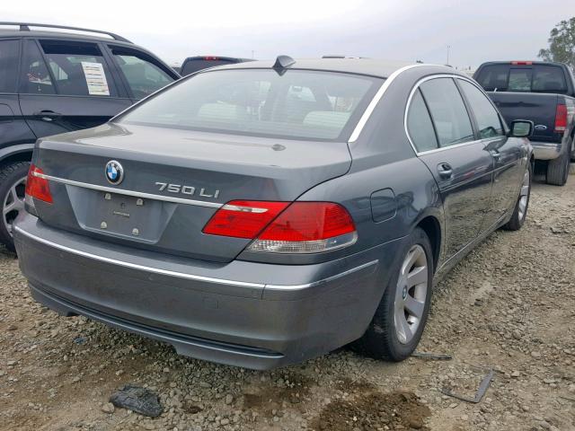 WBAHN83517DT74109 - 2007 BMW 750 BLACK photo 4