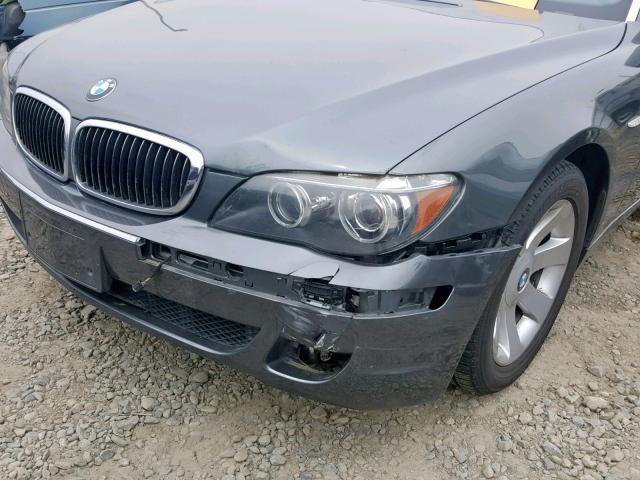 WBAHN83517DT74109 - 2007 BMW 750 BLACK photo 9