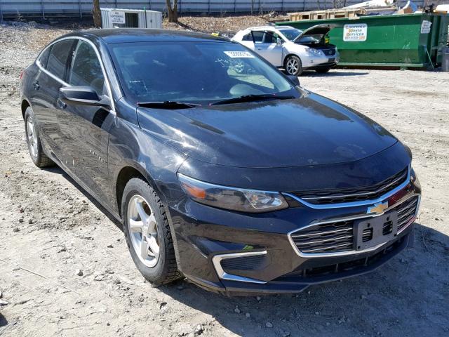 1G1ZB5ST0GF202147 - 2016 CHEVROLET MALIBU LS BLACK photo 1