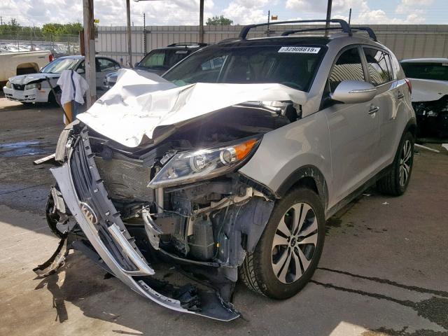 KNDPC3A29D7410395 - 2013 KIA SPORTAGE E SILVER photo 2