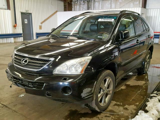 JTJHW31U172029622 - 2007 LEXUS RX 400H BLACK photo 2