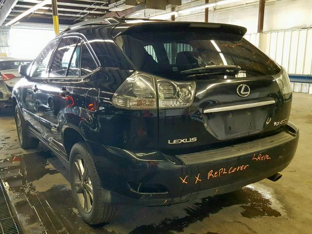 JTJHW31U172029622 - 2007 LEXUS RX 400H BLACK photo 3